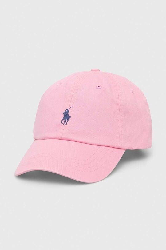 

Хлопковая бейсболка Polo Ralph Lauren, розовый
