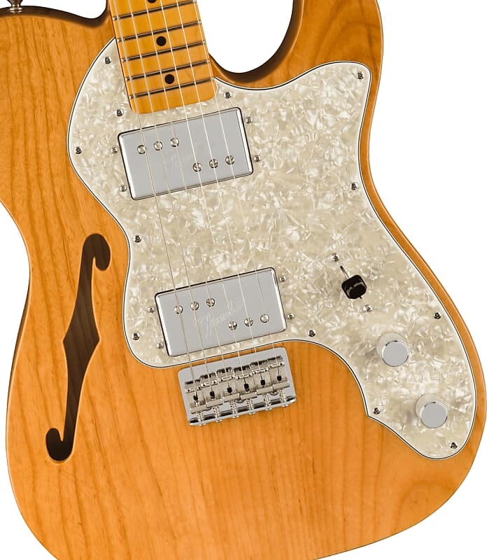 

Электрогитара Fender - American Vintage II - 1972 Thinline Telecaster Electric Guitar - Maple Fingerboard - Aged Natural