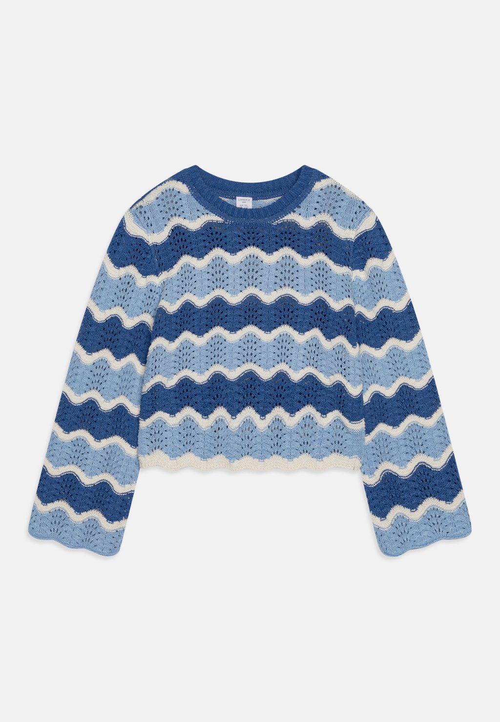 Вязаный свитер Lindex, цвет blue