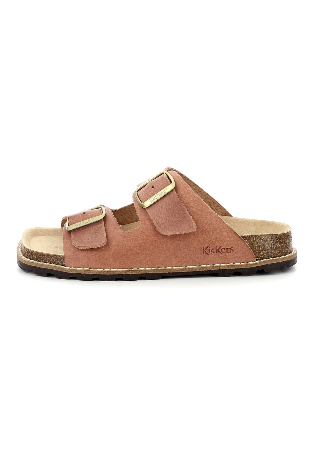 

Мюли на плоской подошве ELBA Kickers, цвет rose