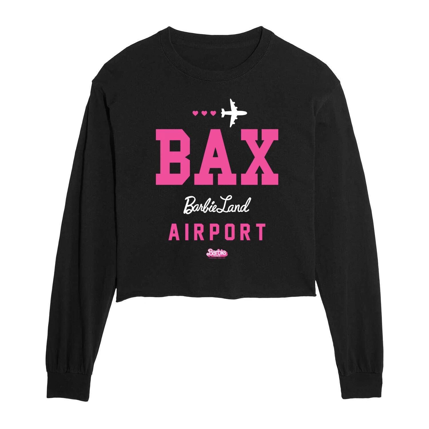 

Футболка с рисунком Barbie The Movie Barbie Land Airport для юниоров Licensed Character, черный