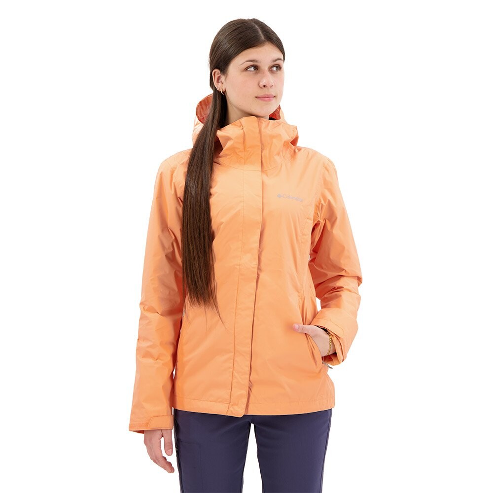 

Куртка Columbia Arcadia II Hoodie Rain, оранжевый
