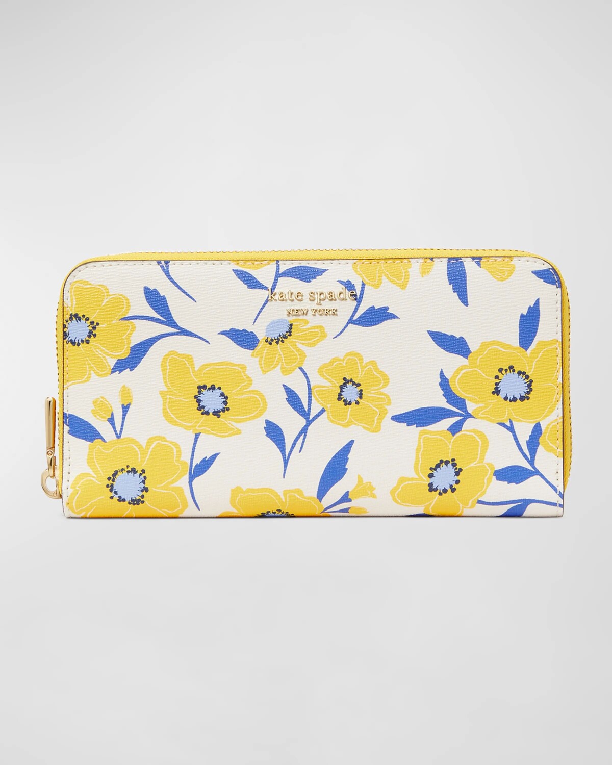 

Континентальный кошелек Morgan Sunshine с цветочным принтом kate spade new york, цвет Cream Multi