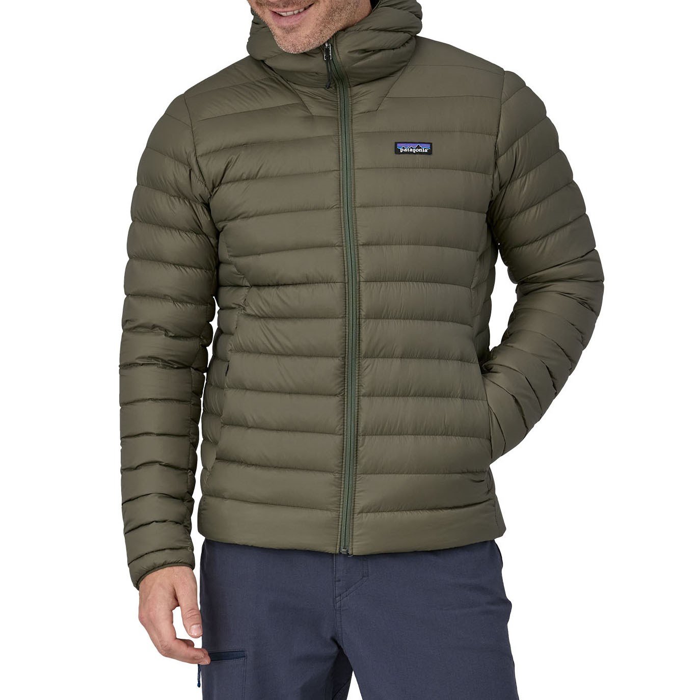 

Толстовка Patagonia Down Sweater, зеленый