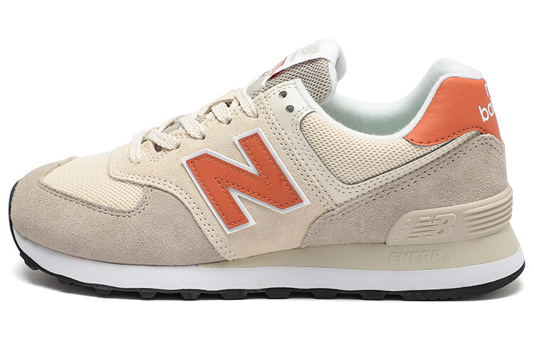 

Кроссовки New Balance NB 574, серый/оранжевый/бежевый