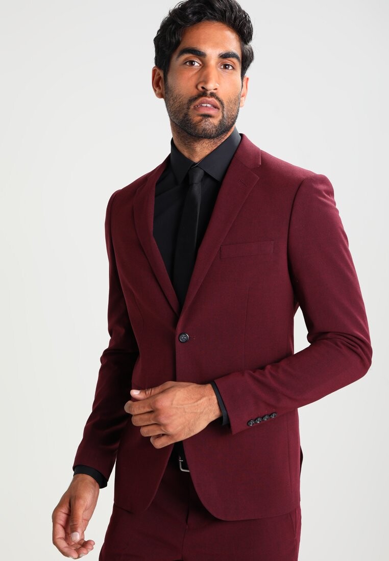 Костюм PLAIN MENS SUIT Lindbergh, цвет bordeaux melange