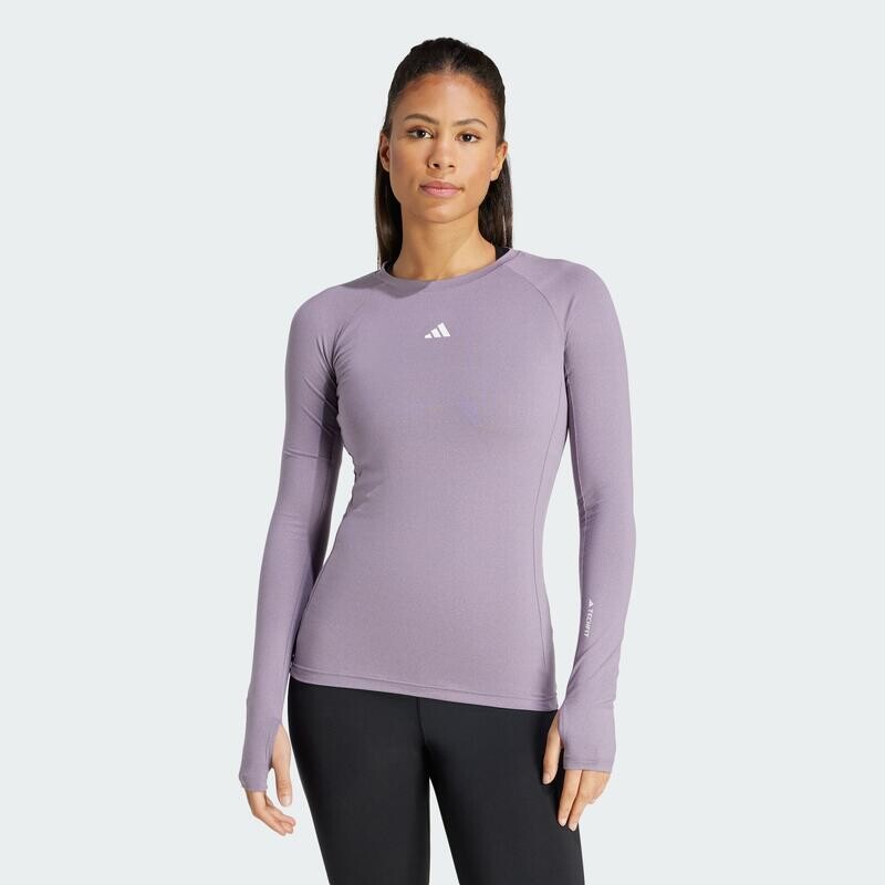 

Футболка Techfit Training с длинными рукавами ADIDAS, цвет purpura