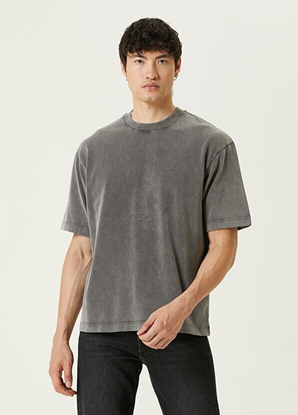 

Черная футболка с логотипом Acne Studios, Черный