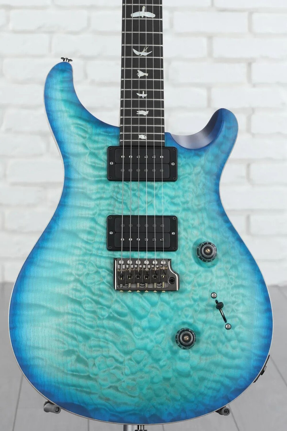 

Электрогитара PRS Wood Library Custom 24 — Satin Makena Blue, 10-Top