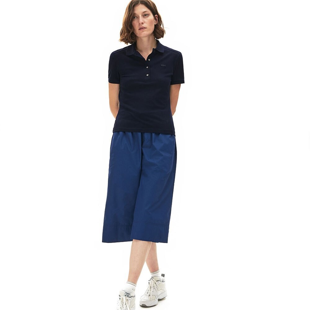 

Поло с коротким рукавом Lacoste Stretch Cotton Piqué, черный