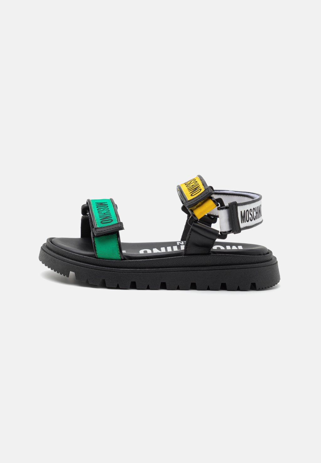 

Сандалии Unisex MOSCHINO, цвет green/yellow/white/black