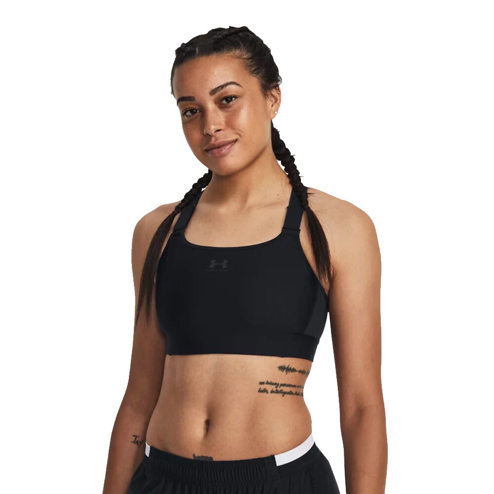 

Спортивный бра Under Armour HeatGear High Crossback, черный