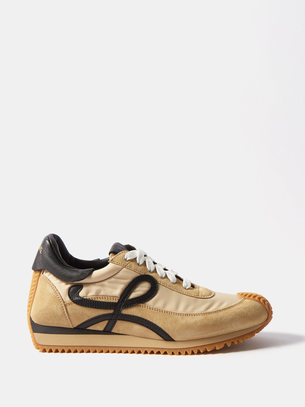 

Кроссовки flow runner из нейлона и замши LOEWE, бежевый