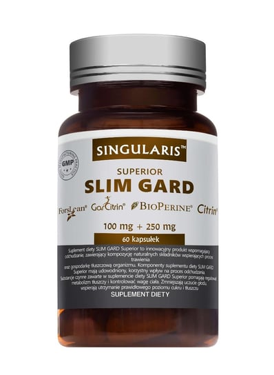 Singularis, Superior Slim Gard, пищевая добавка, 60 капсул
