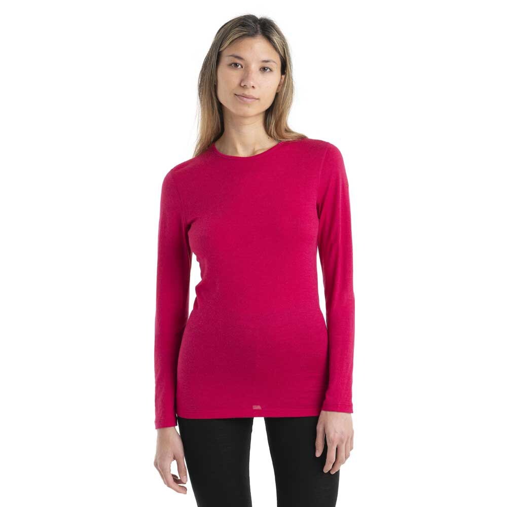 

Базовый слой Icebreaker 200 Oasis Crewe Merino, красный