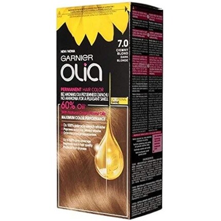 

Краска для волос Olia 7.0 Темно-русый 1 шт., Garnier