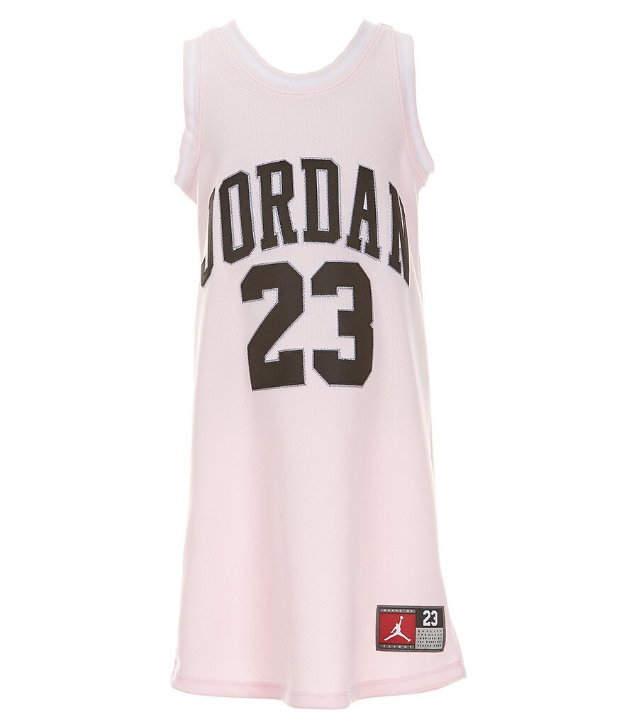 

Платье из сетчатого джерси Jordan Big Girls 7–16 Jumpman, розовый