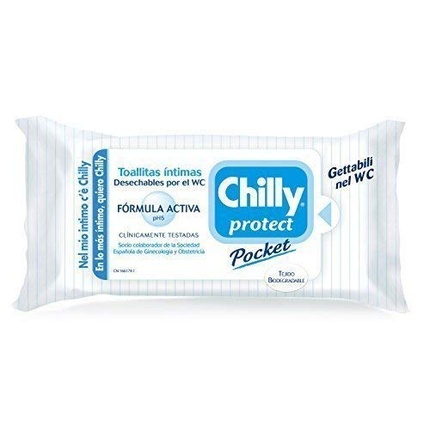 Салфетки для интимной гигиены Frostig с антибактериальными свойствами, 12 шт., Chilly салфетки для интимной гигиены chilly protect 12 шт 12 шт chilly