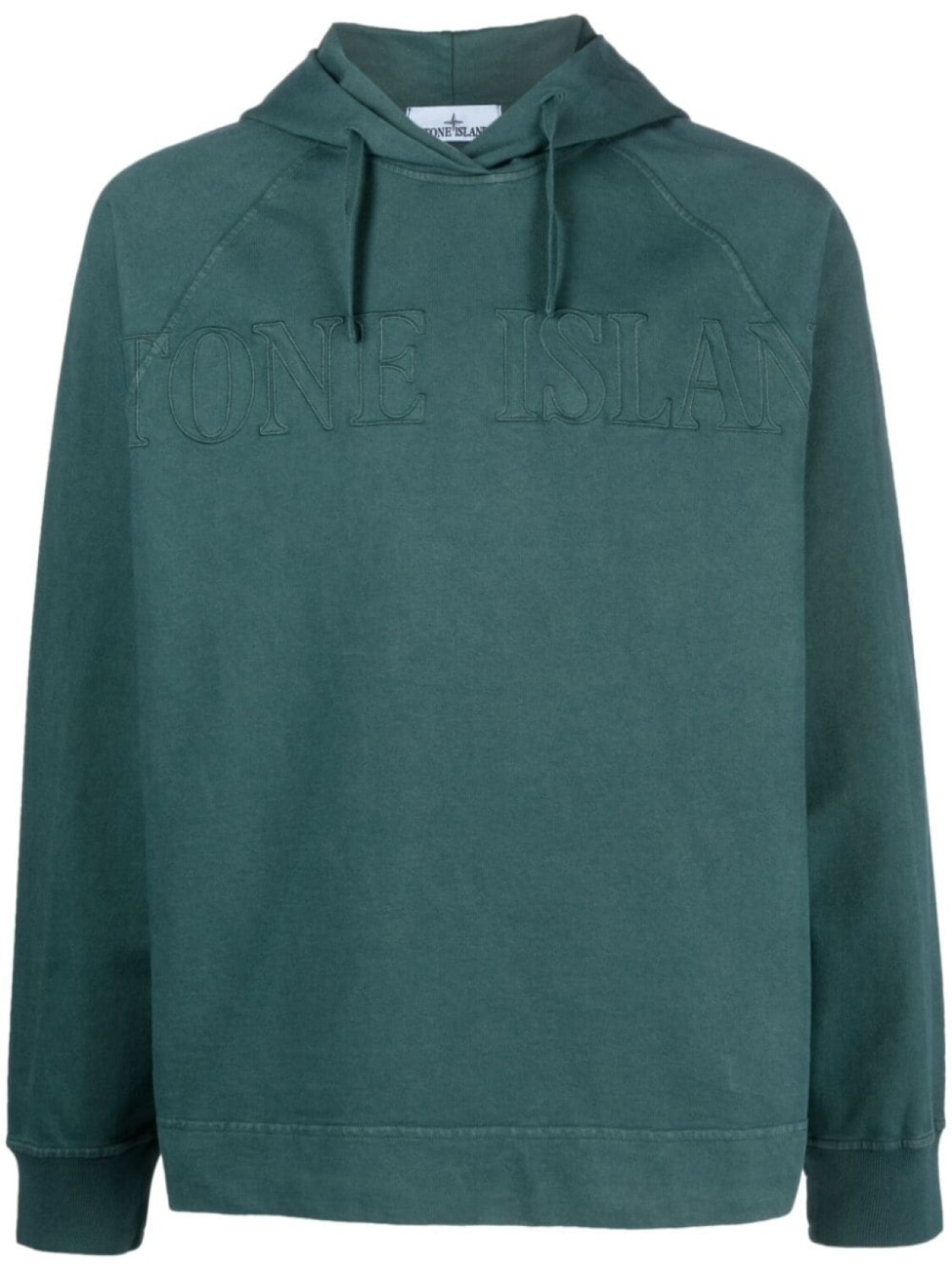 

Stone Island худи с вышитым логотипом, зеленый