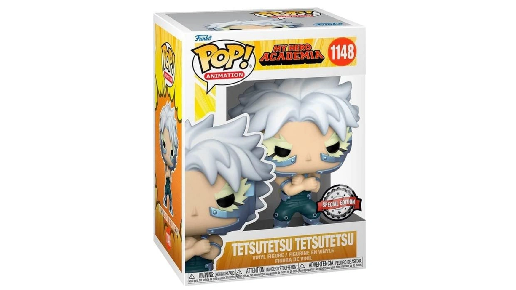 Funko - Pop! Моя геройская академия Tetsutetsu Tetsutetsu винил, аниме-фигурка фигурка funko pop animation my hero academia – tetsutetsu tetsutetsu exclusive 9 5 см