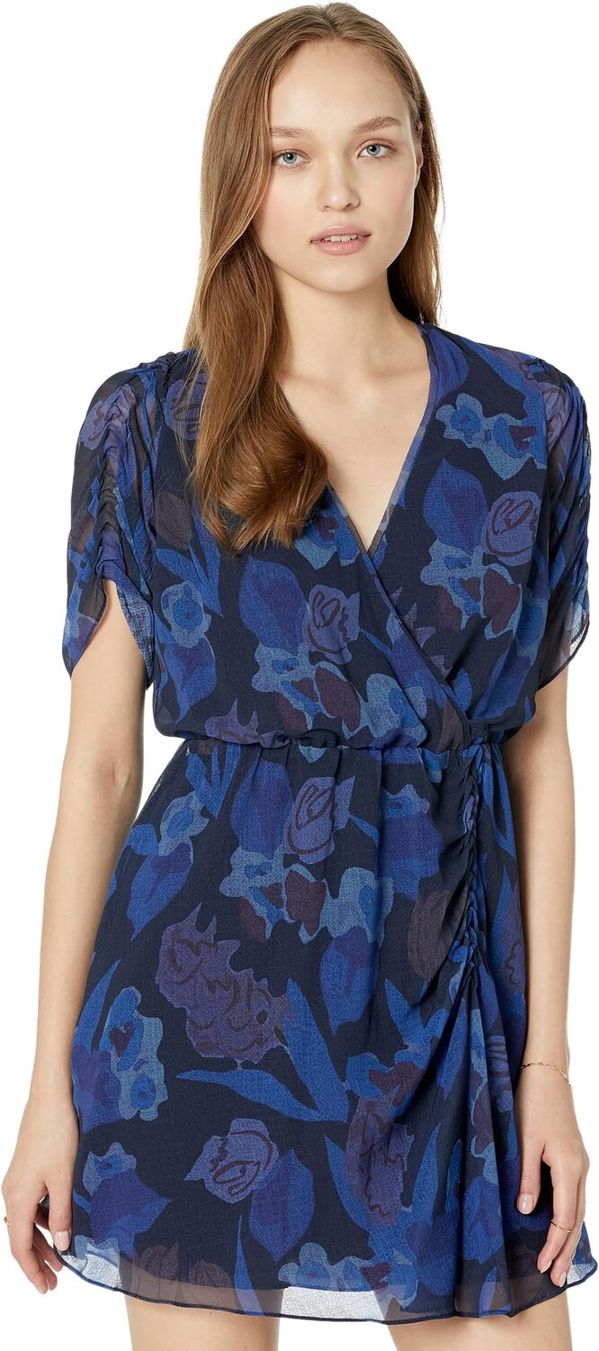 

Мини-платье Juleah со сборками на рукавах Ted Baker, цвет Dark/Navy