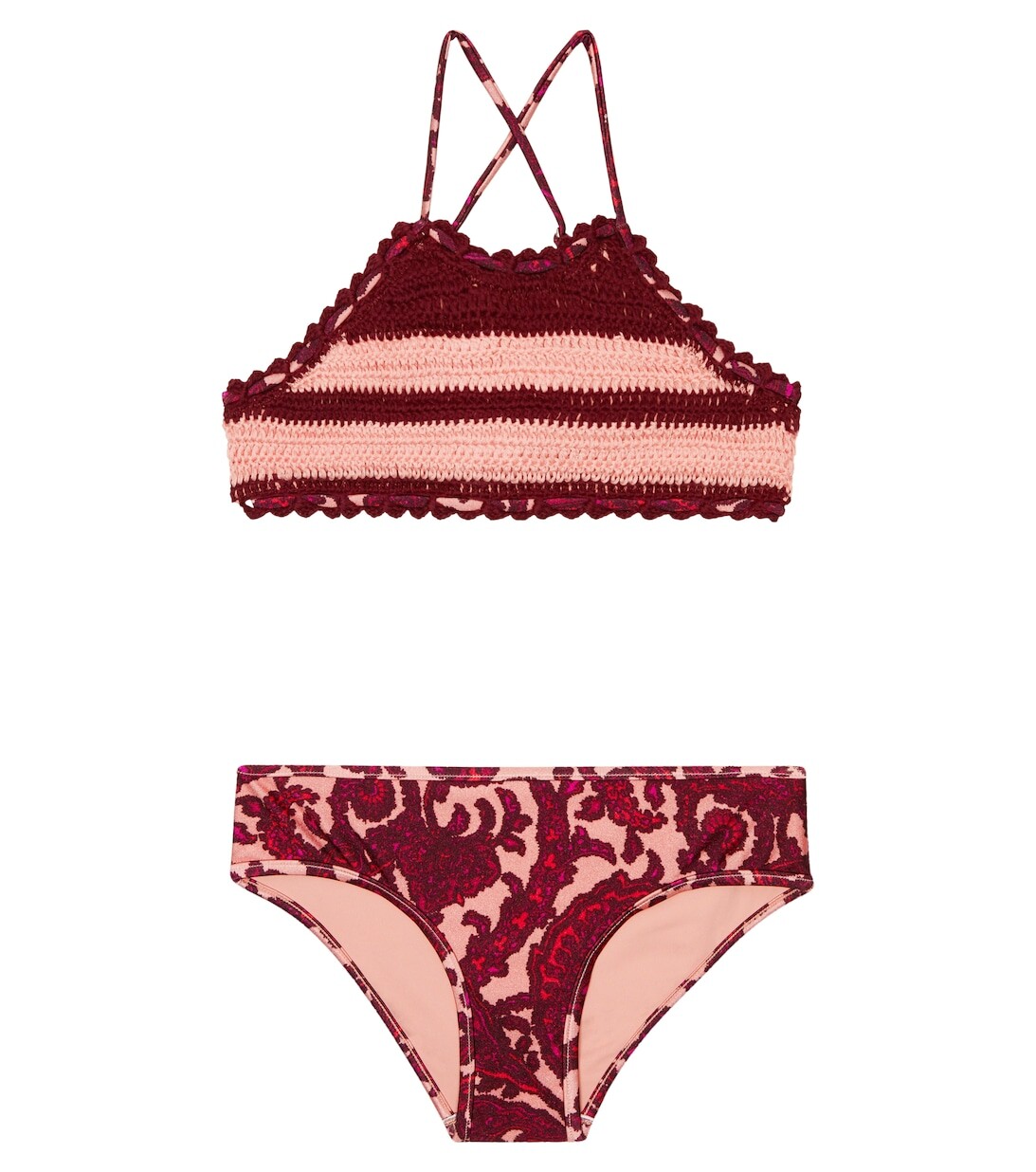 

Бикини Tiggy крючком Zimmermann Kids, розовый