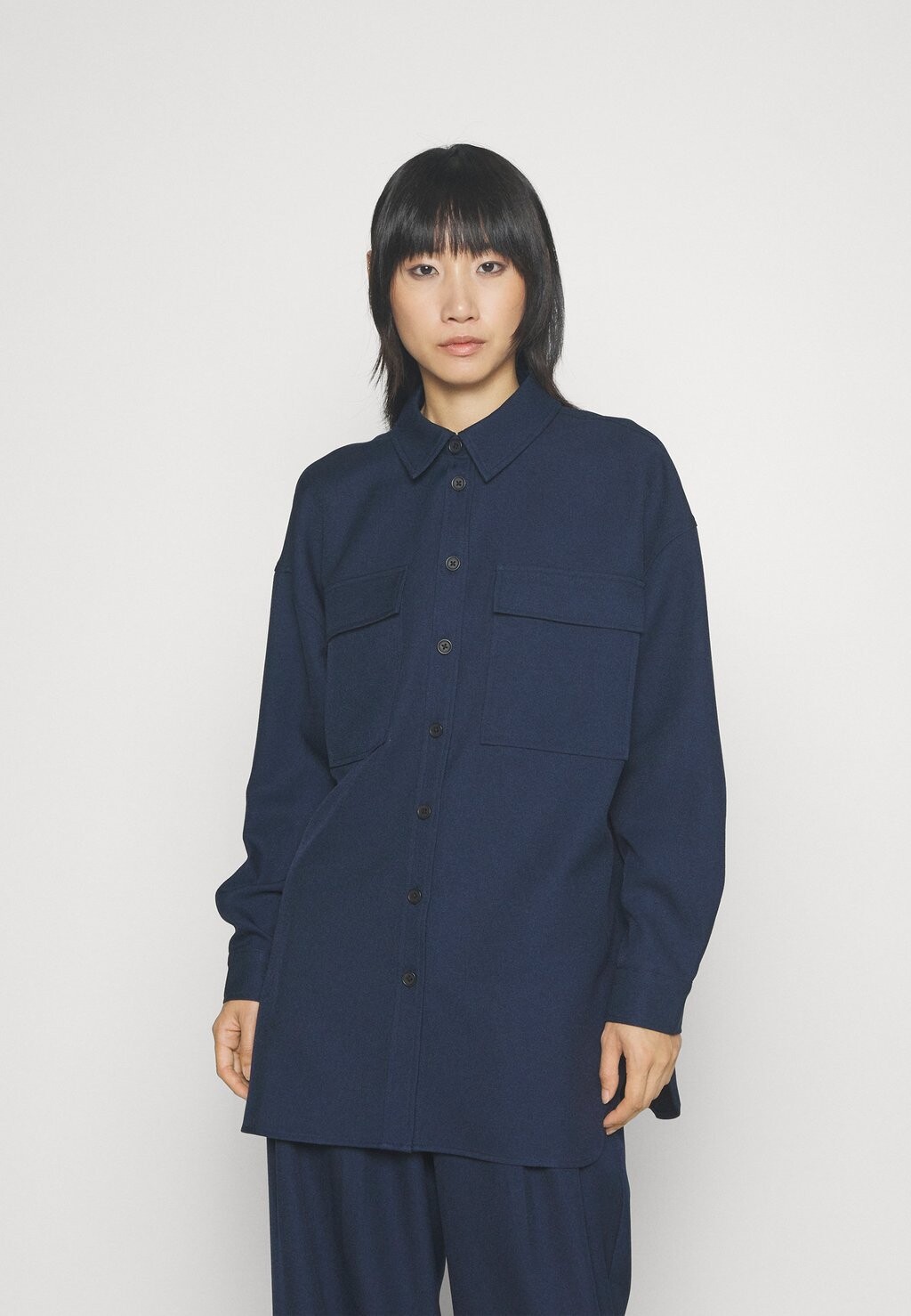 

Куртка Noisy May NMLAYTON SHACKET, цвет navy blazer