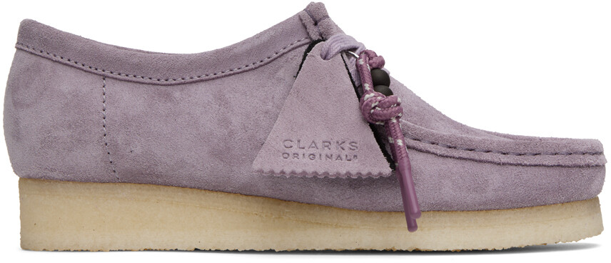 

Фиолетовые дерби Clarks Originals Wallabee