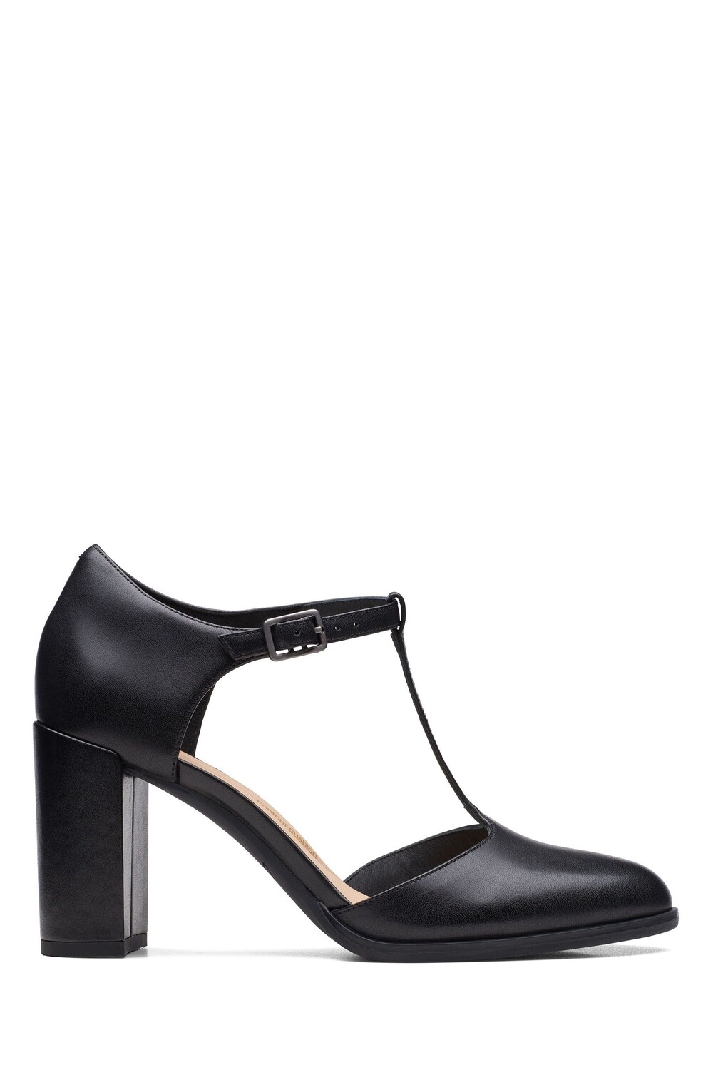 

Кожаные туфли Freva85 с ремнем Clarks, черный
