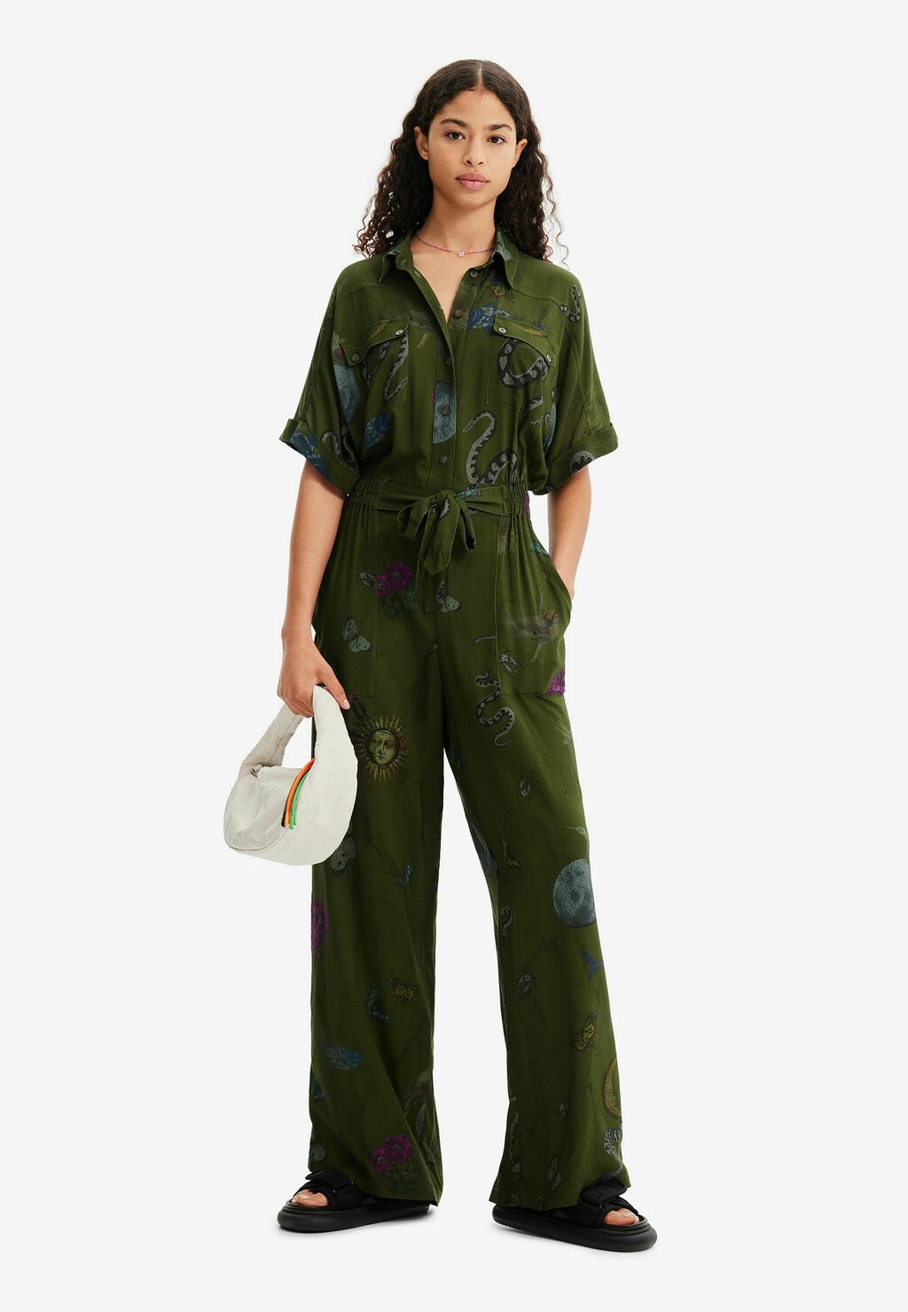 

Комбинезон Desigual, зеленый