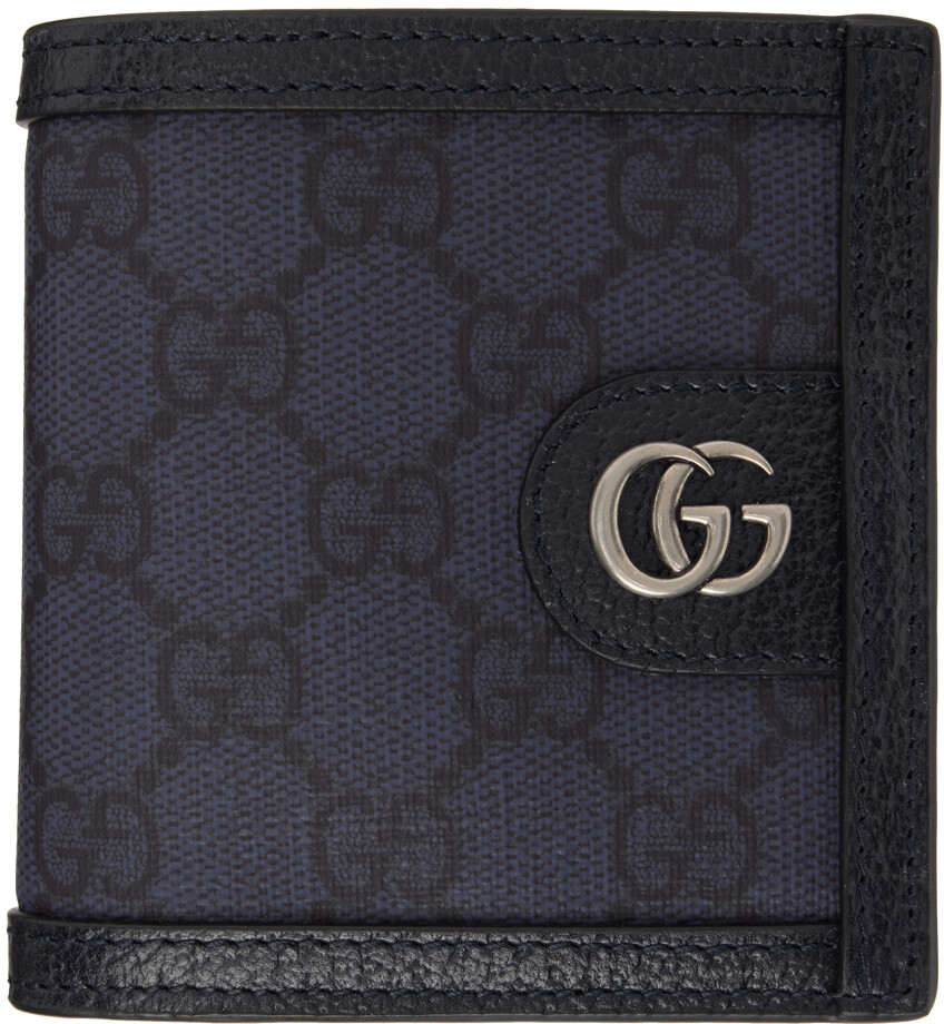

Темно-синий кошелек Ophidia GG Gucci