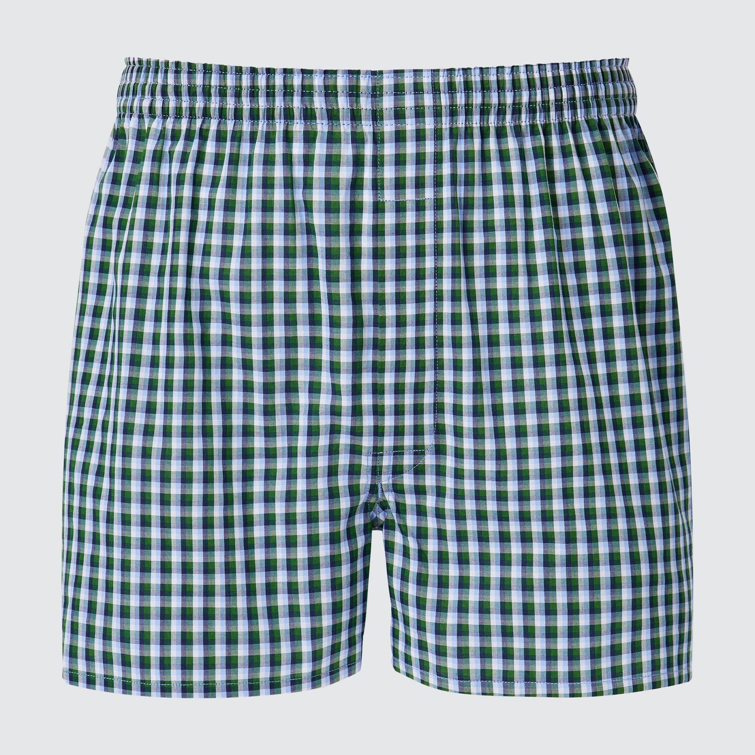 

Тканые боксы в клетку UNIQLO, зеленый
