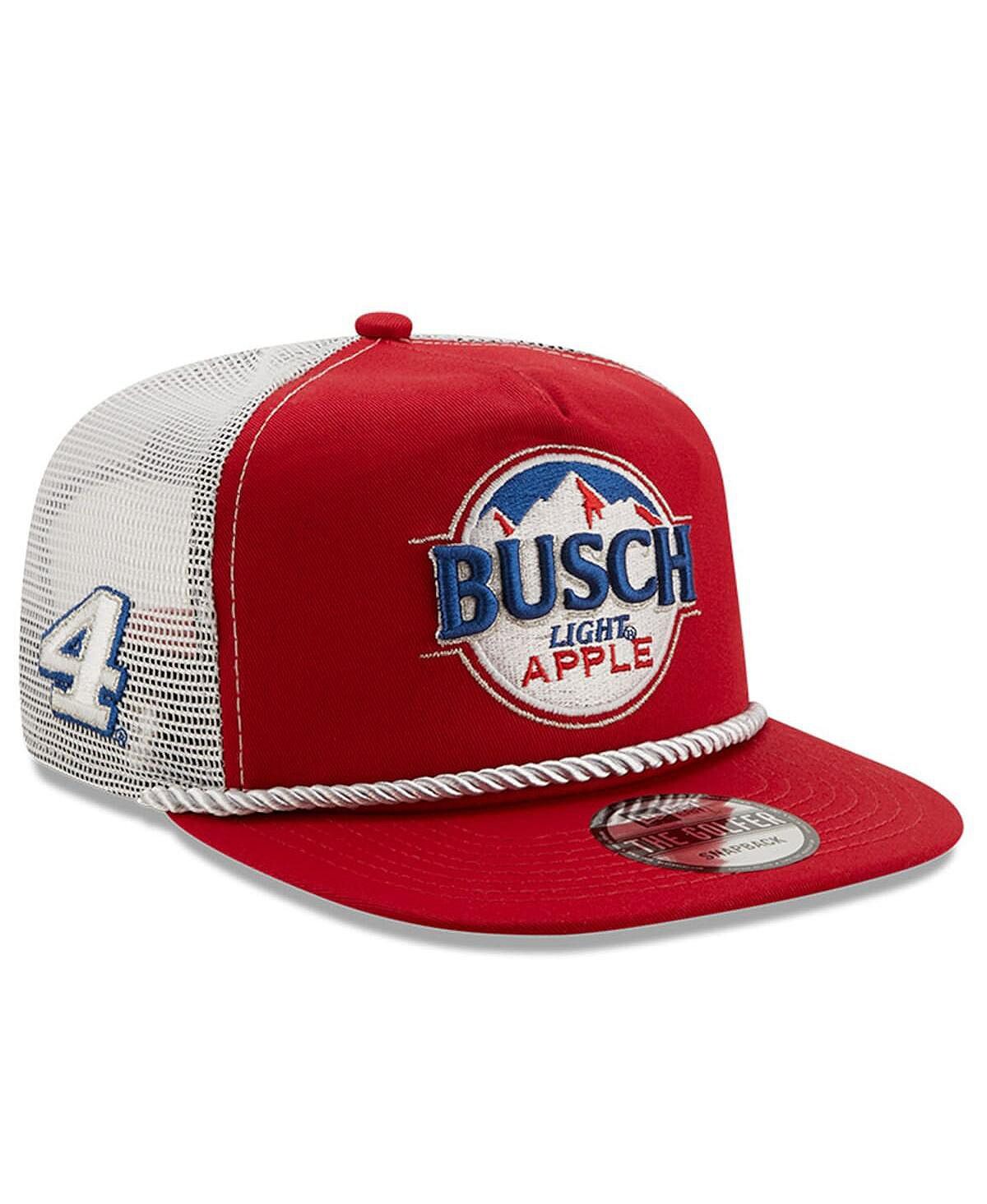 

Мужская красно-белая регулируемая кепка Kevin Harvick Golfer Snapback New Era