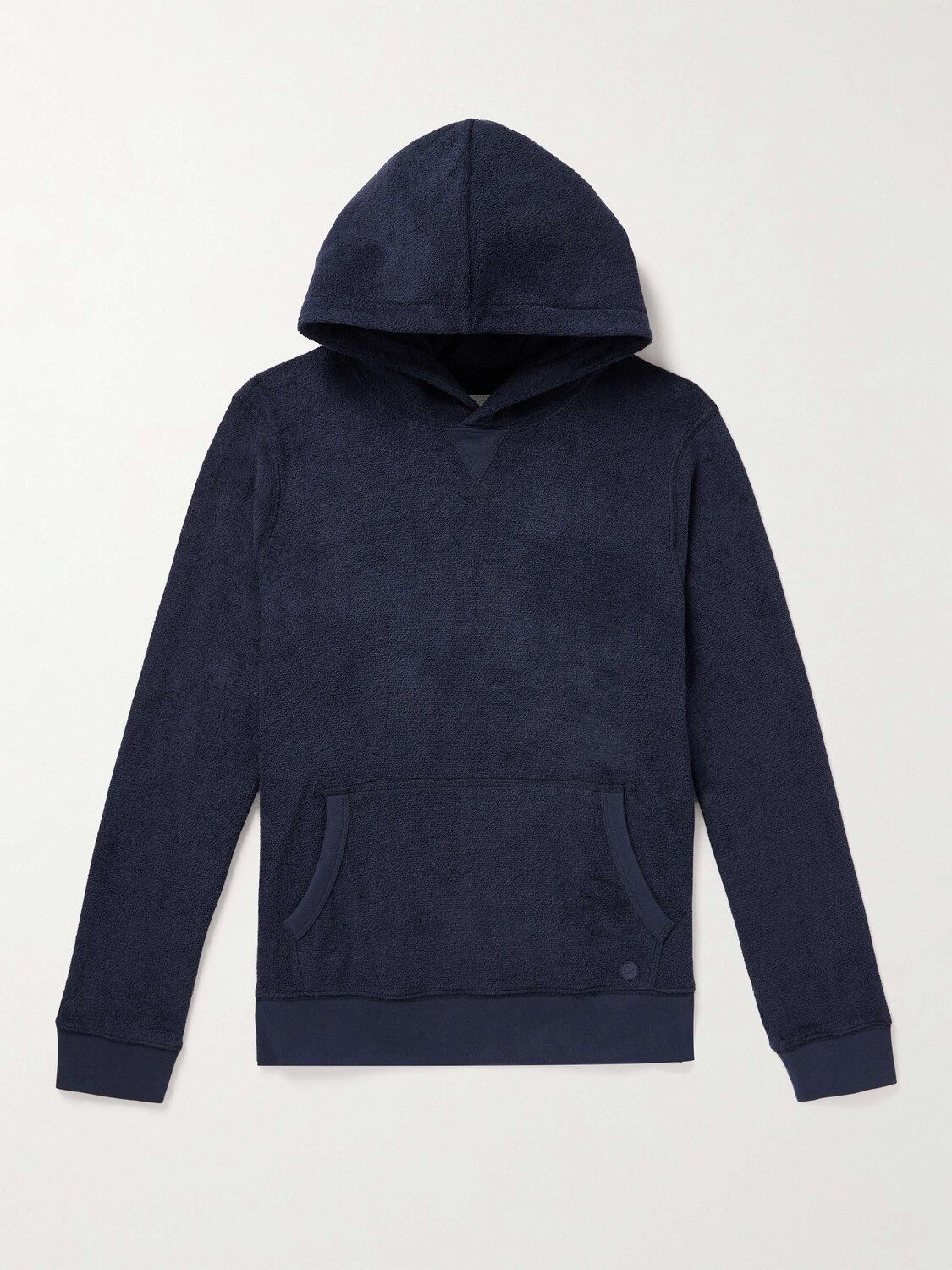 

Махровая толстовка с капюшоном Hightide Fleece из органического хлопка Outerknown, нави, Черный