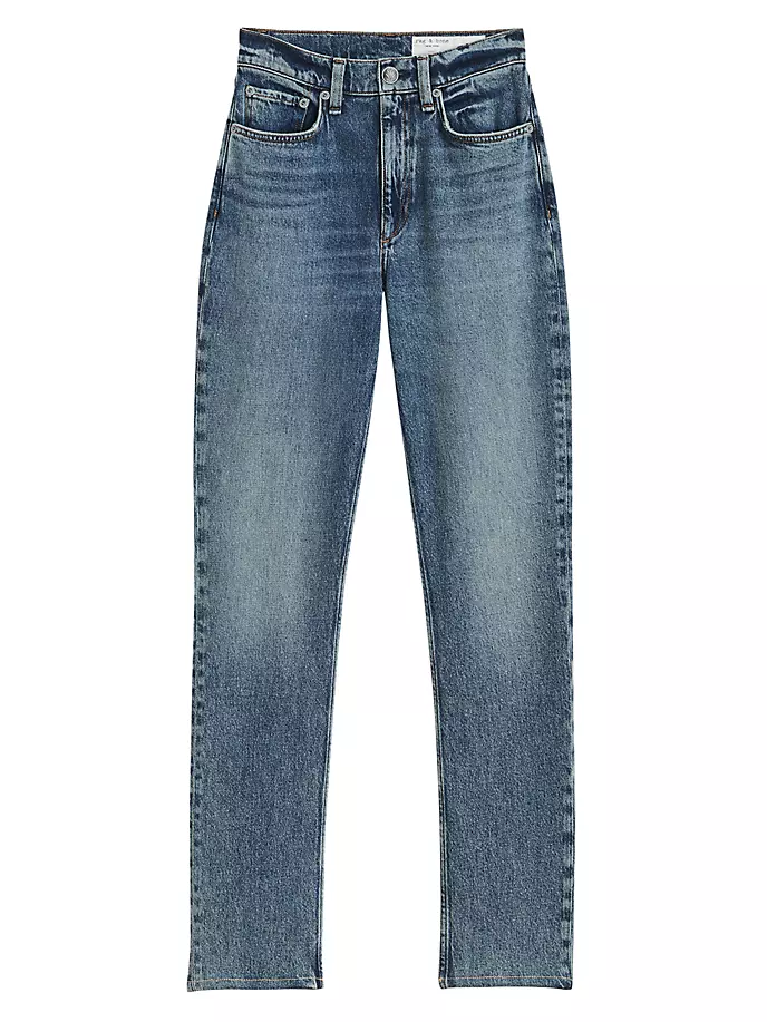 Полноразмерные джинсы скинни Wren с высокой посадкой Rag & Bone, цвет dominique цена и фото
