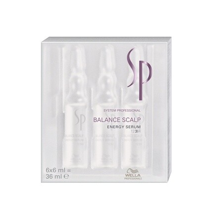 

Wella Sp Balance Энергетическая сыворотка для кожи головы, 6 мл — упаковка из 6 шт., System Professional