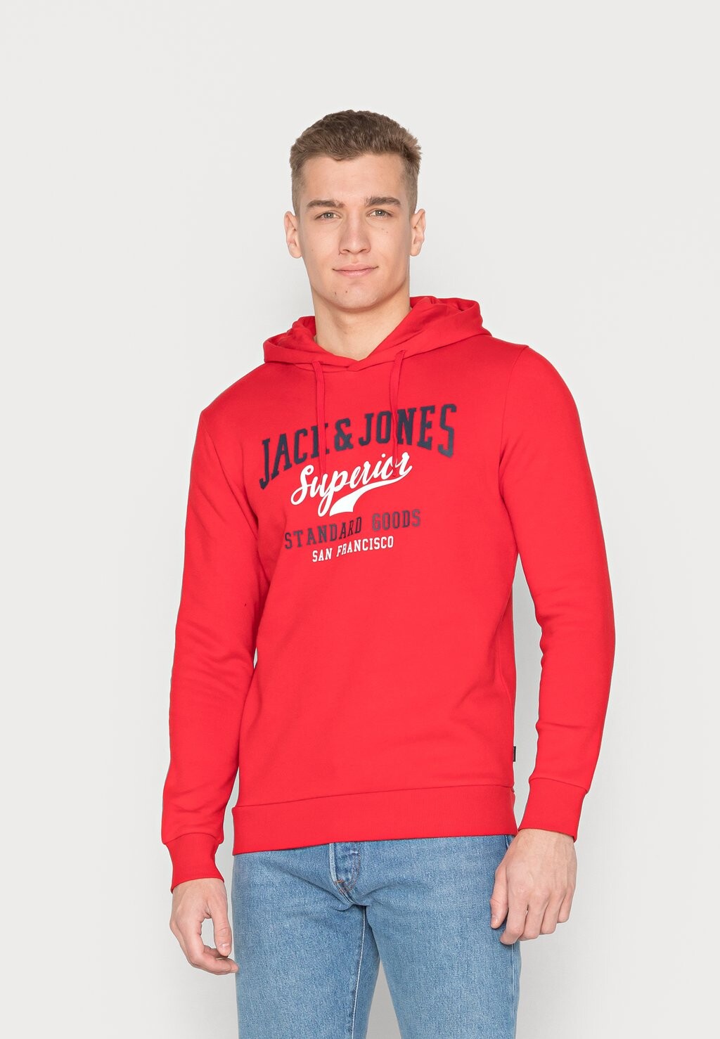 

Толстовка с капюшоном Jack & Jones, красный