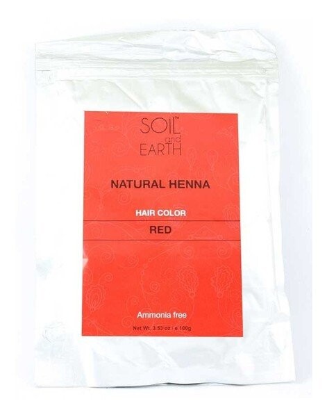 

Soil and Earth, натуральная индийская хна, красная, 100 г