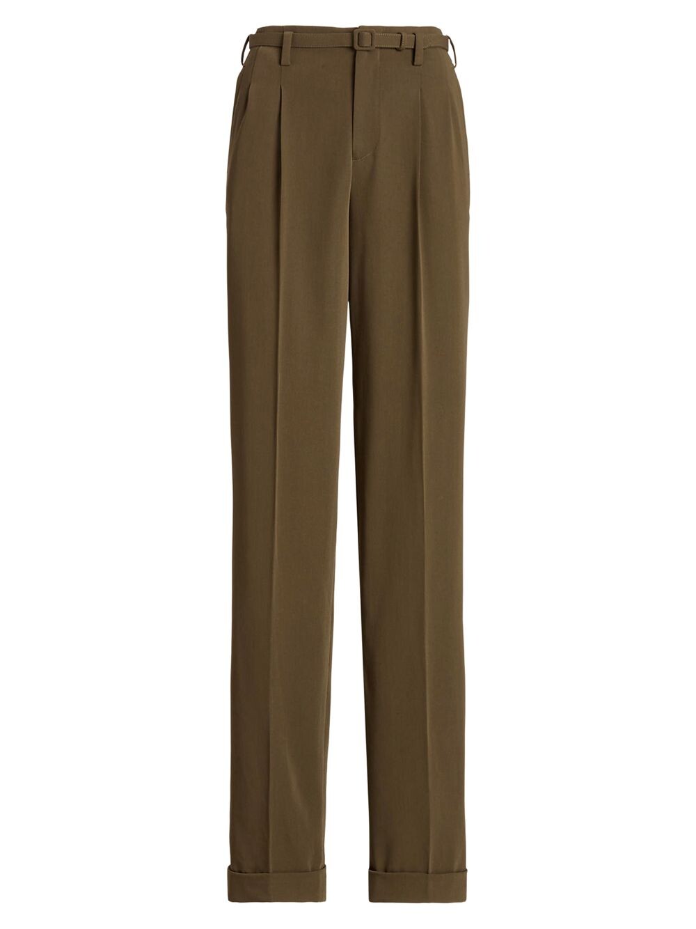 

Классические шерстяные брюки Stamford Ralph Lauren Collection, оливковый