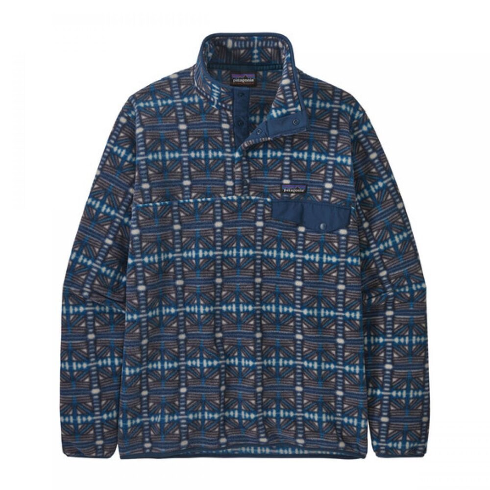 

Флис Patagonia Synchilla Snap-T, синий