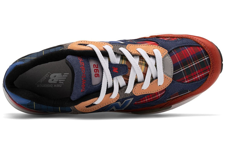 New balance store plaid sneakers