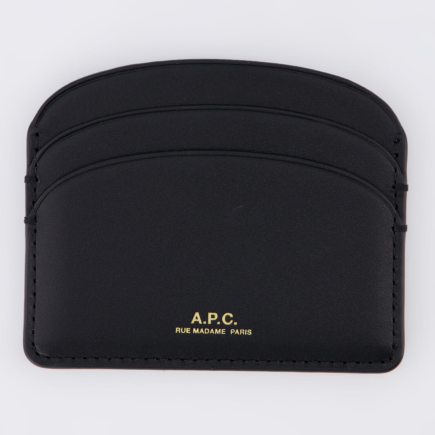 

Визитница из черной кожи A.P.C.