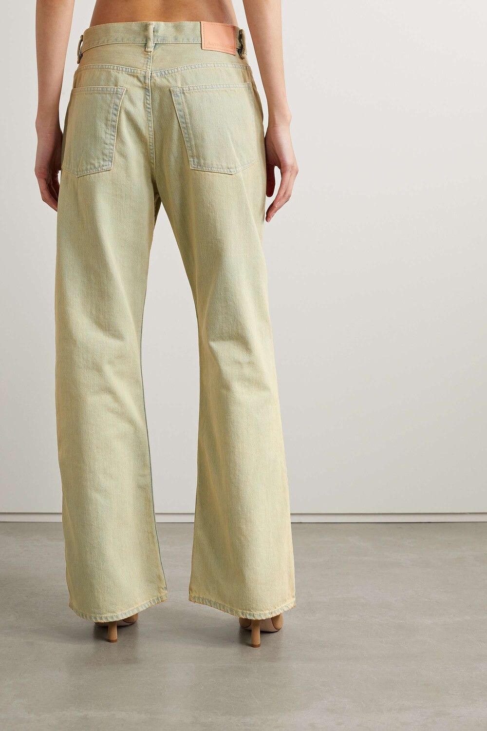 

ACNE STUDIOS Широкие джинсы со средней посадкой, деним