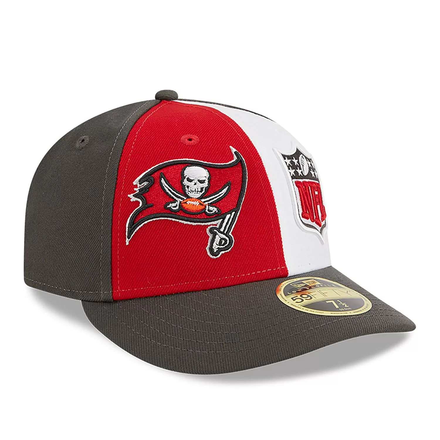 мужская бейсболка new era red pewter tampa bay buccaneers 2023 sideline 9fifty snapback Мужская бейсболка New Era Red/Pewter Tampa Bay Buccaneers 2023 Sideline Low Profile 59FIFTY