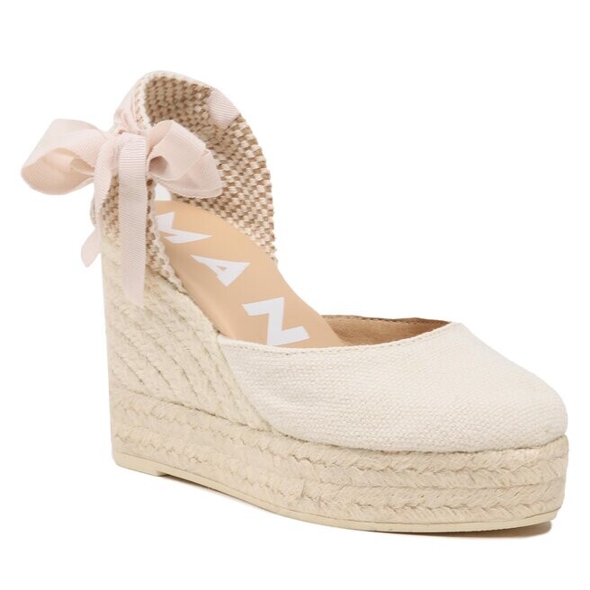 

Туфли на танкетке Manebi WedgeEspadrilles, экрю