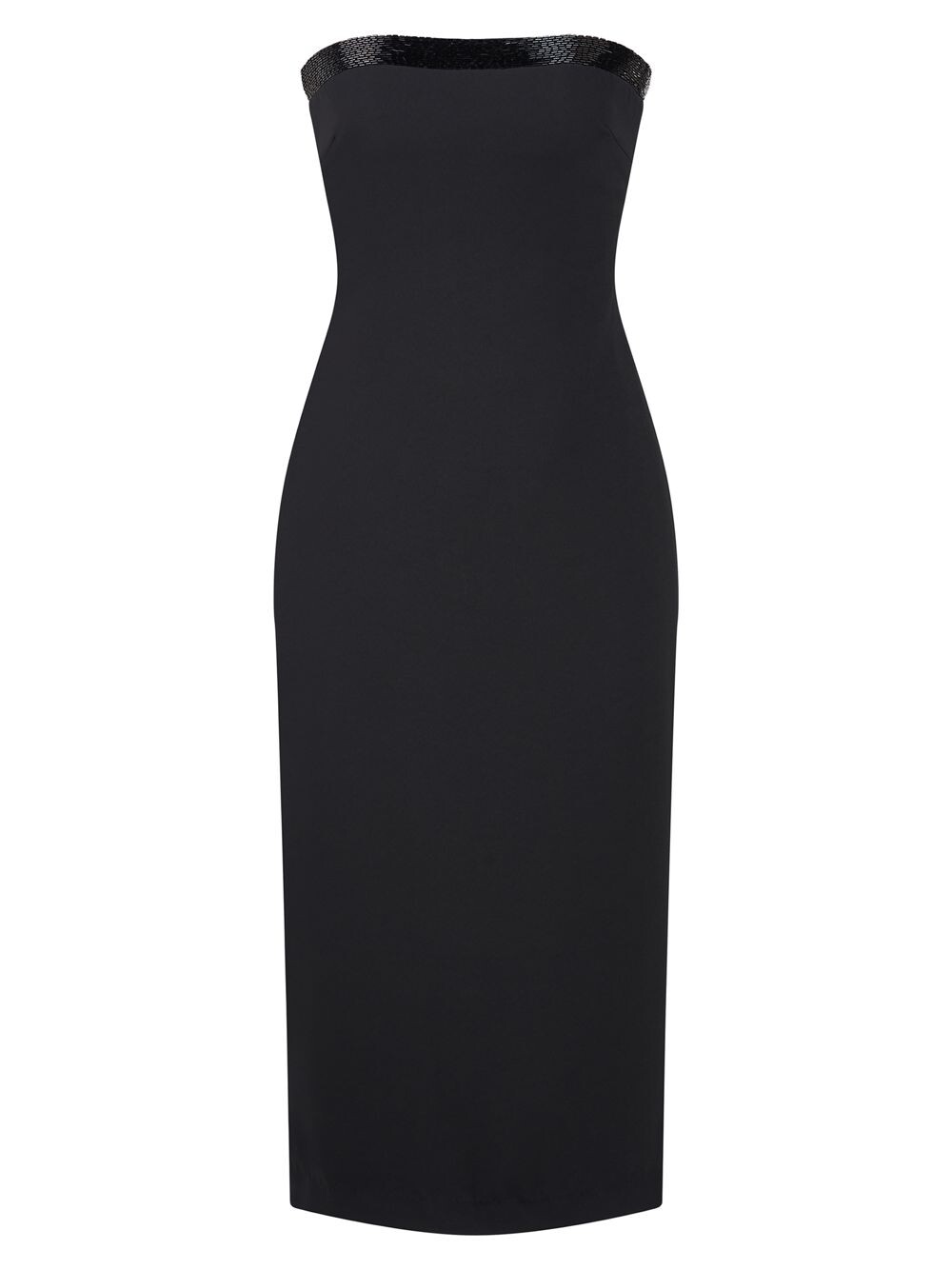 

Платье миди Brielle с бисером Halston, черный