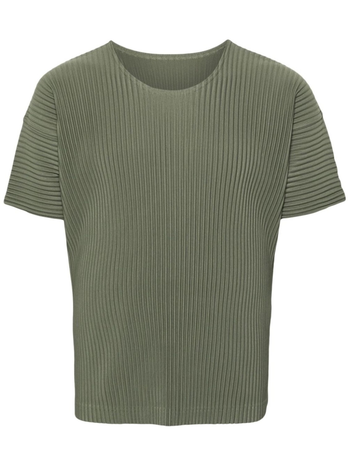

Homme Plissé Issey Miyake плиссированная футболка из джерси, зеленый