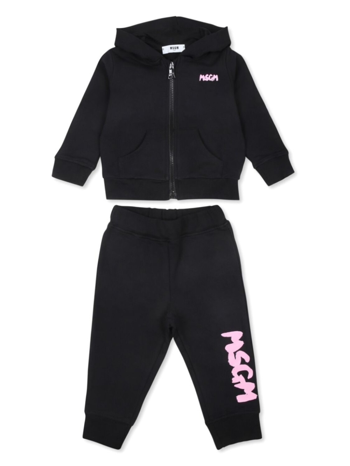 

MSGM Kids спортивный костюм с логотипом, черный