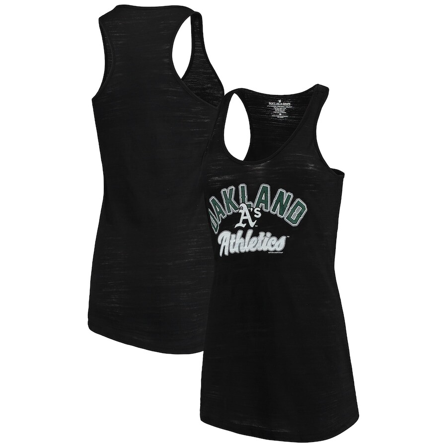 

Топ Soft as a Grape Oakland Athletics, черный