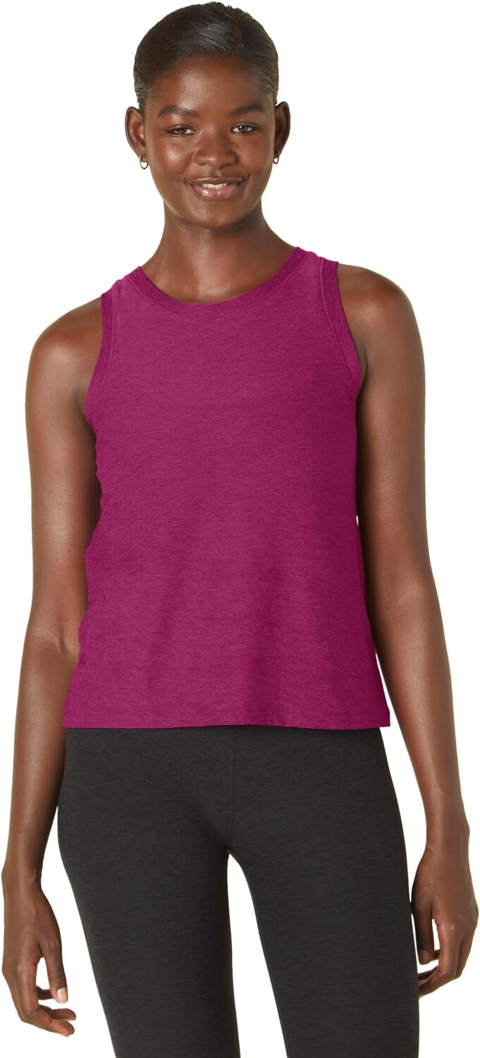 

Полулегкий танк для ребалансировки Beyond Yoga, цвет Magenta Heather